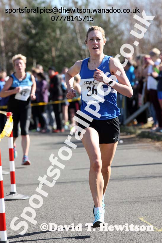 Senior womens Elswick Harriers Good Friday Road Relays. Photo: David T. Hewitson/Sports for All Pics
